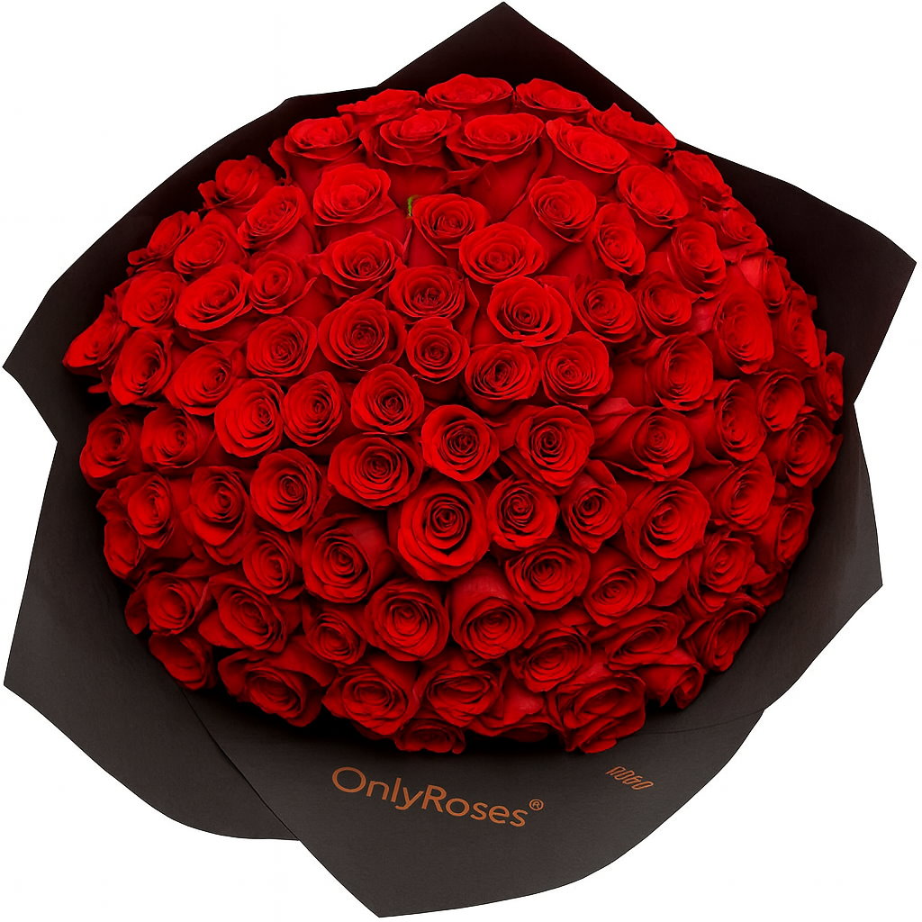 The Grand Bouquet - Red | OnlyRoses Qatar