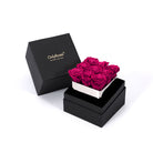Black box with pink roses and 'Only Roses' branding on a white background
