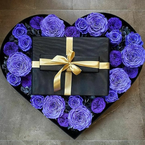 Infinity Roses Card Infinite Rose Heart | OnlyRoses Qatar